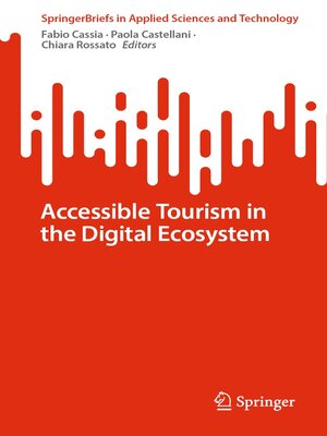 cover image of Accessible Tourism in the Digital Ecosystem
